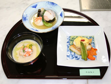 第4回日本料理コンペティション　北海道地区予選大会　2位作品